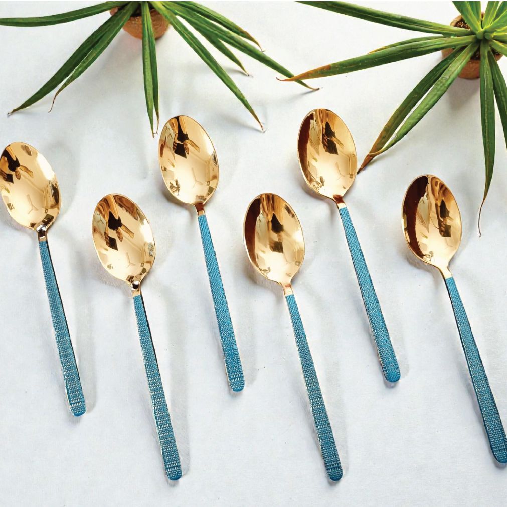 Premium Stainless Steel Table Spoon Set (6 Pcs) thumbnail 1