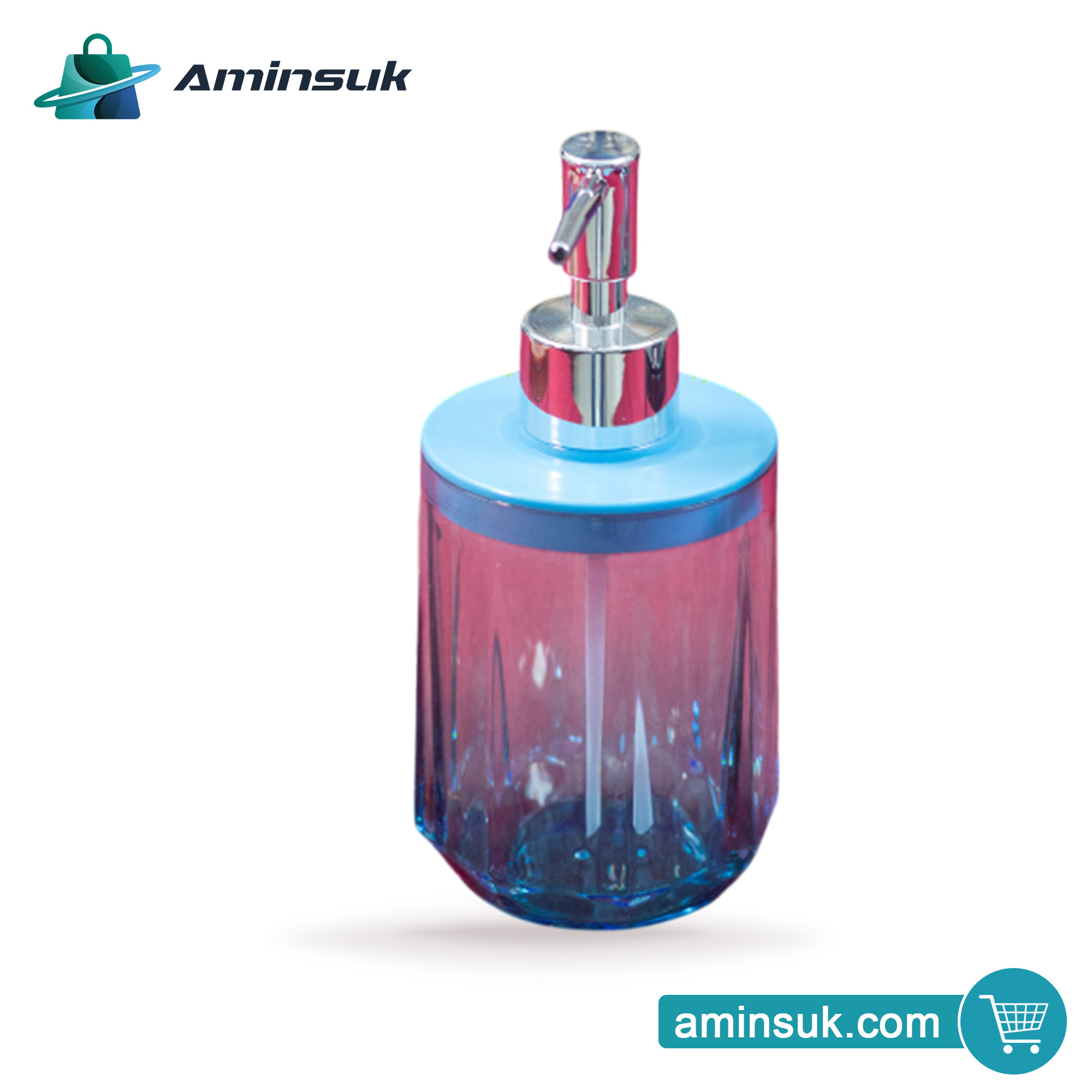 Acrylic Soap Dispenser Pump for Bathroom and Kitchen Refillable Hand Washing thumbnail 5