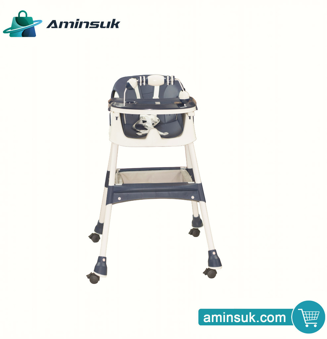 Premium Baby Dining High Chair with Safety Belt & Feeding Tray