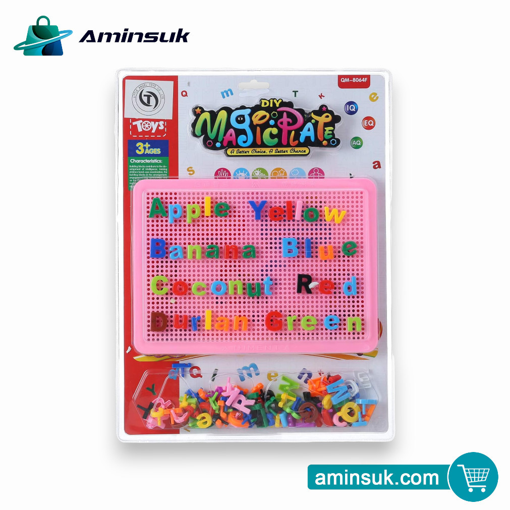 ABC Smart Peg Board Learning Blocks (182 Pcs) thumbnail 5