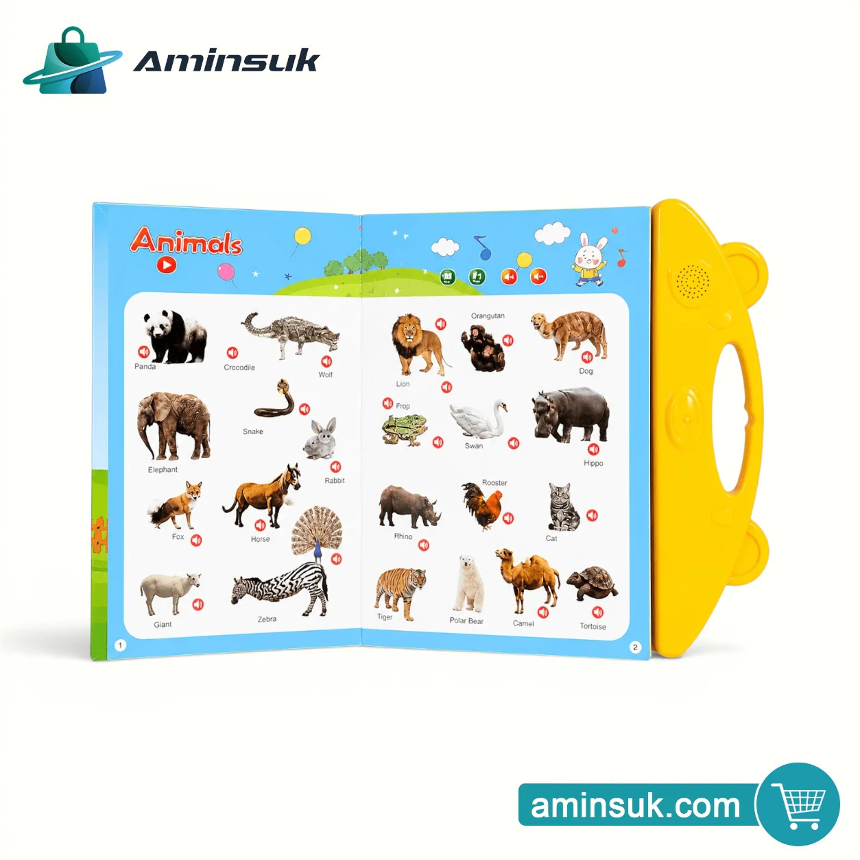 Interactive Talking English Learning Book for Kids | Educational Touch & Learn Audio Book thumbnail 4
