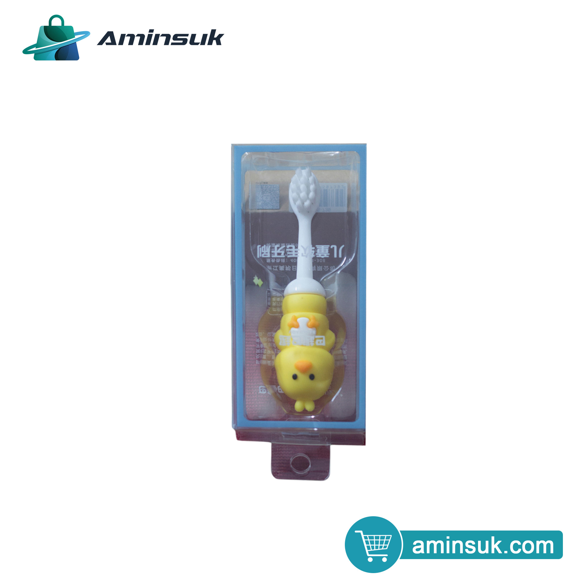 3 Pcs Soft Bristle Baby Toothbrush with Cute Animal Handle thumbnail 3