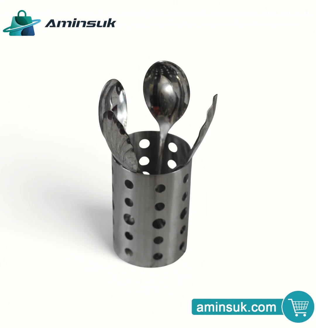 Stainless Steel Kitchen Utensil Holder thumbnail 1