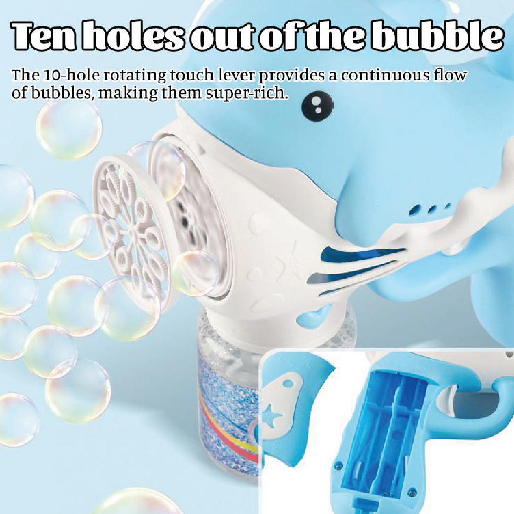 Dolphin Bubble Blaster – Electric Kids Bubble Machine thumbnail 9