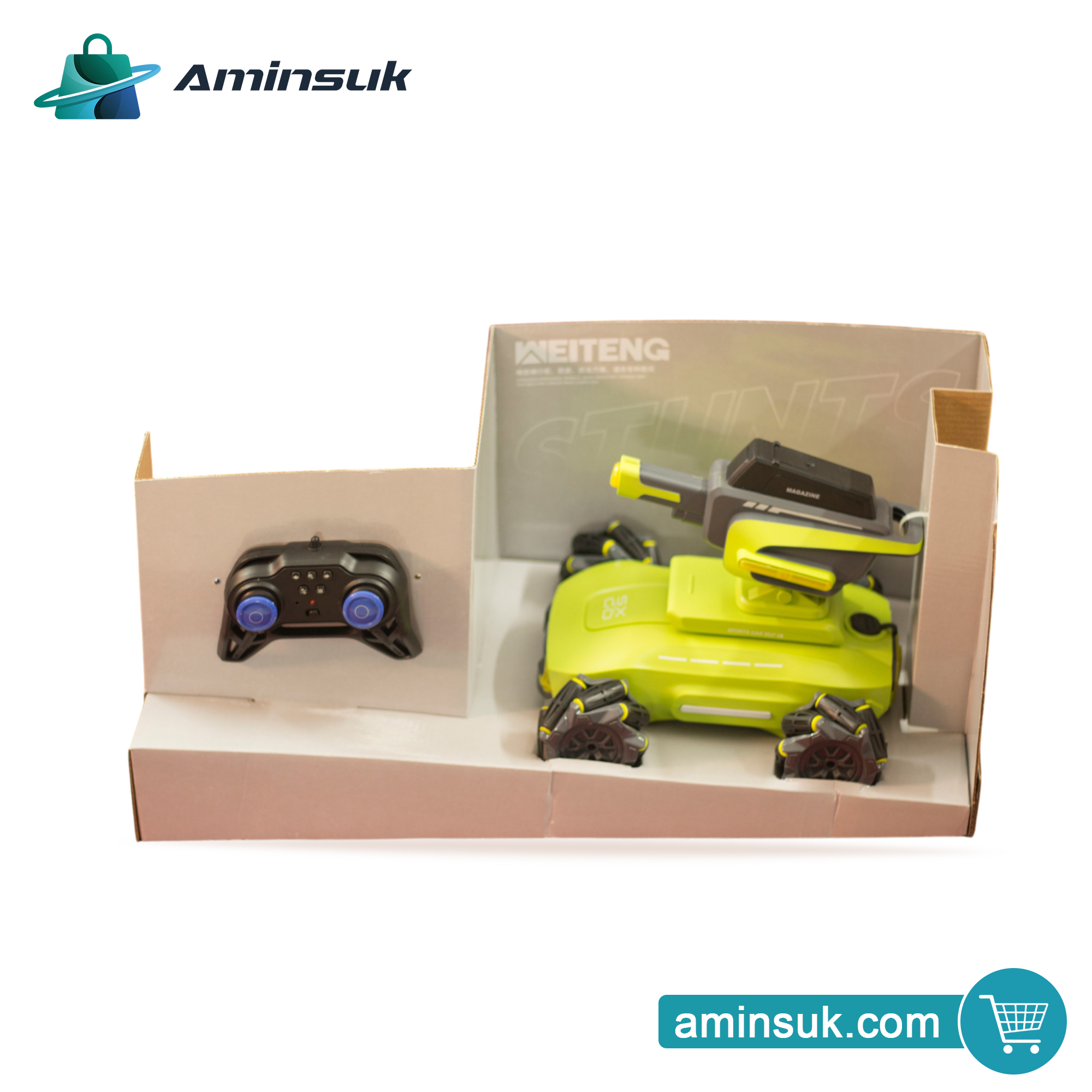 RC Stunt Tank Car – 360° Remote Control Rechargeable Tank