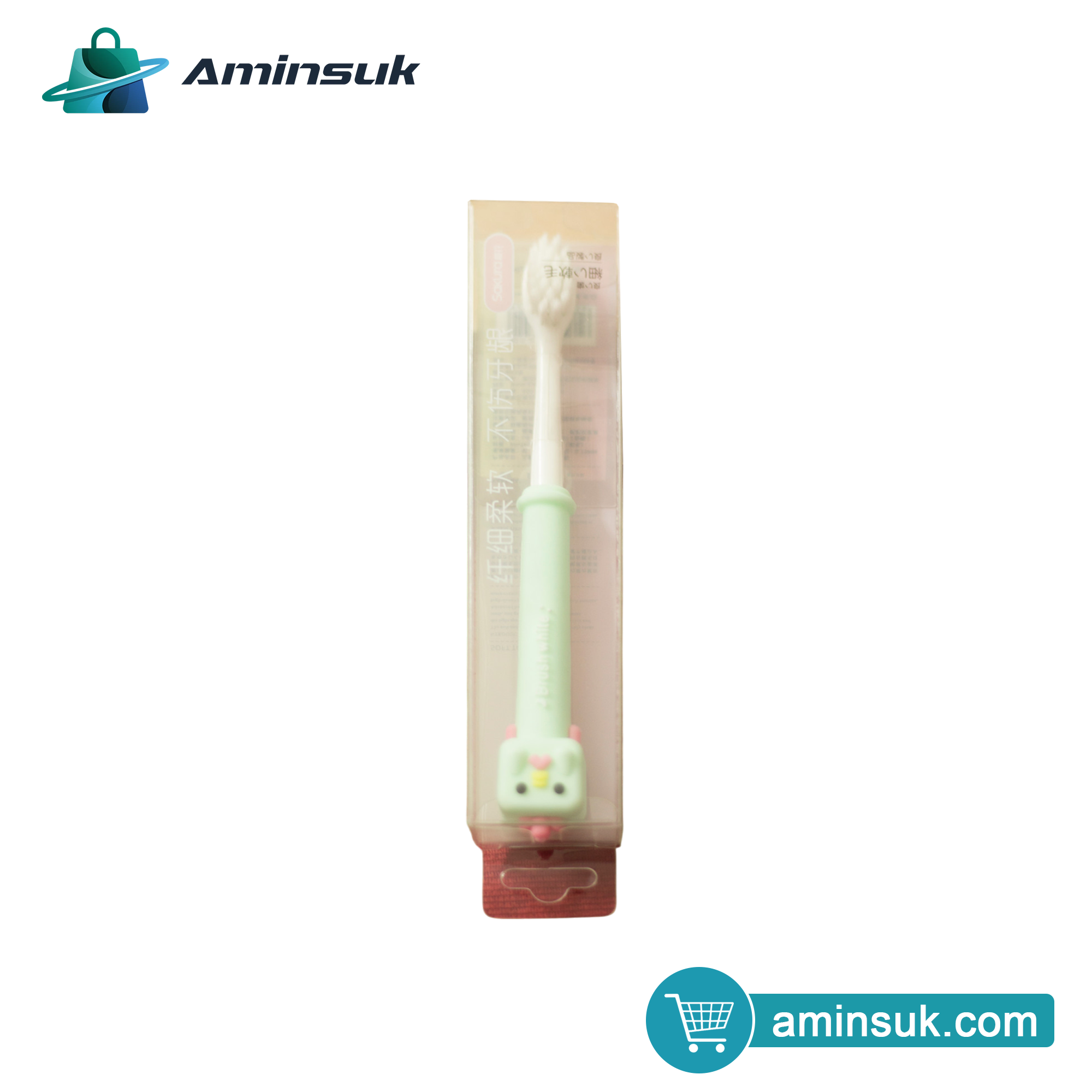 4 Pcs Cute Cartoon Ultra Soft Bristle Kids Toothbrush thumbnail 5