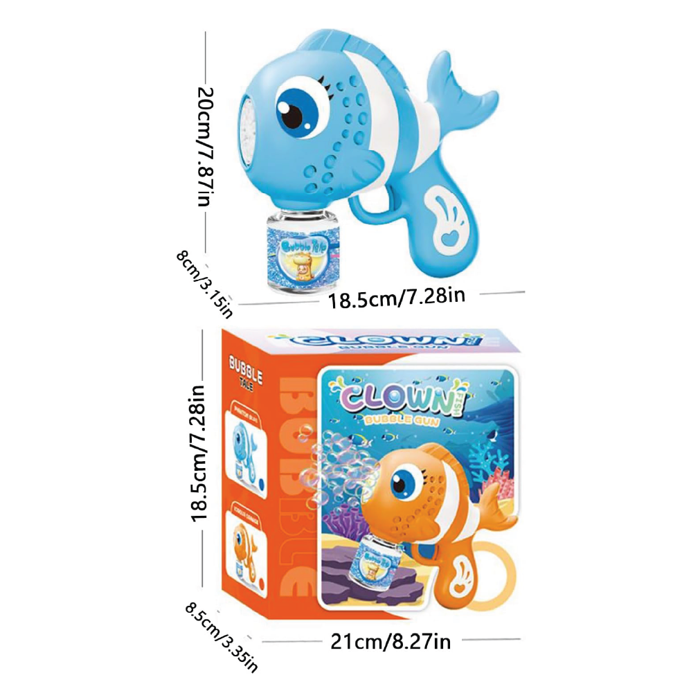 Automatic Fish Bubble Machine for Kids thumbnail 6