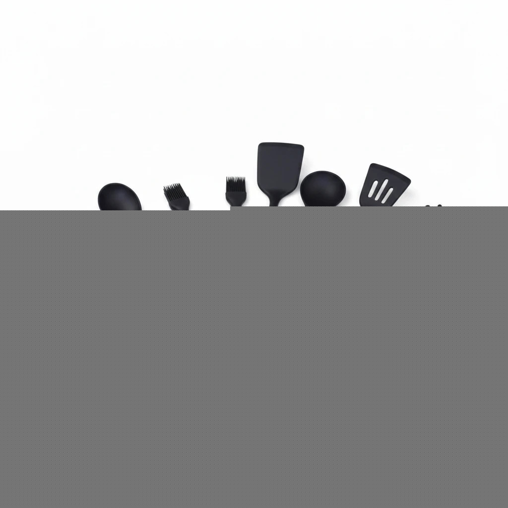 Premium Silicone Kitchen Utensil Set Bangladesh – Aminsuk WoodPro Kitchen Tools thumbnail 4