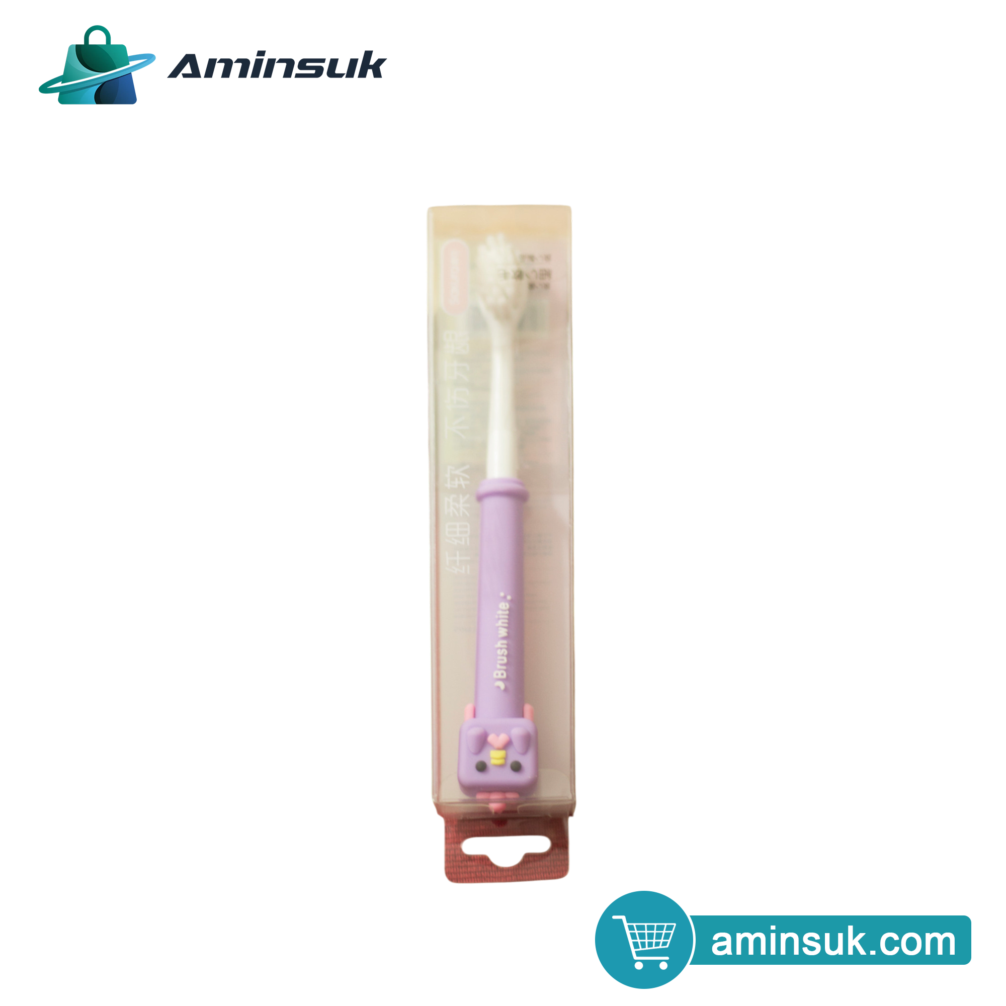 4 Pcs Cute Cartoon Ultra Soft Bristle Kids Toothbrush thumbnail 4