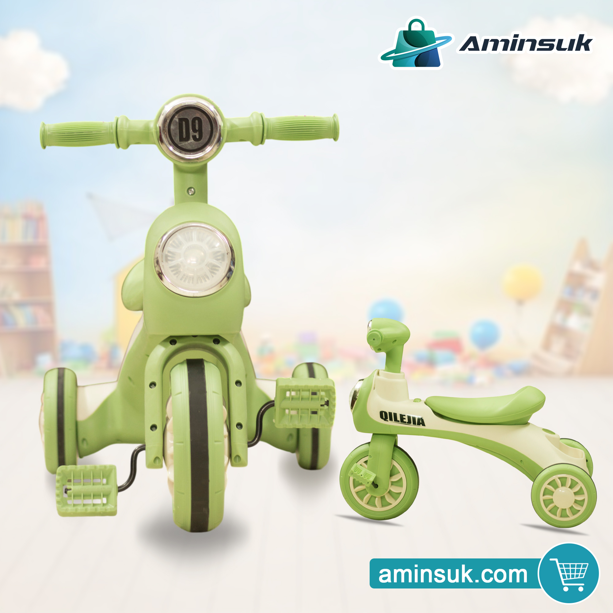 Kids 3-in-1 Balance Tricycle BT TC-2 thumbnail 1