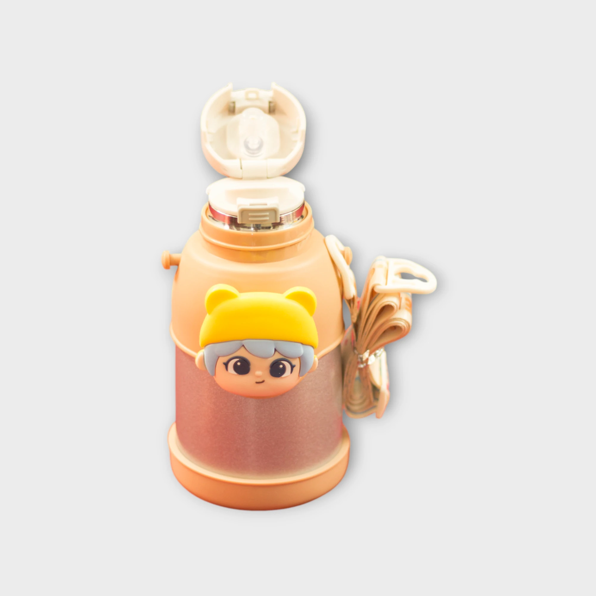 Kids Thermos Bottle 316 Stainless Steel – Leakproof Straw Cute thumbnail 3