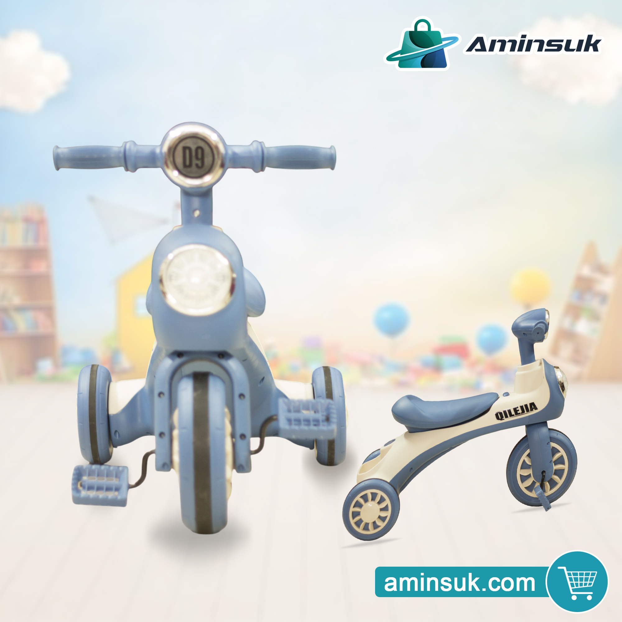 Kids 3-in-1 Balance Tricycle BT TC-2 thumbnail 7