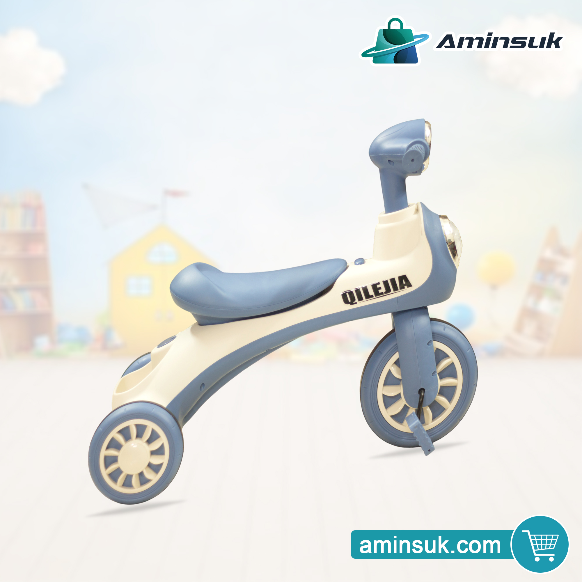 Kids 3-in-1 Balance Tricycle BT TC-2 thumbnail 9