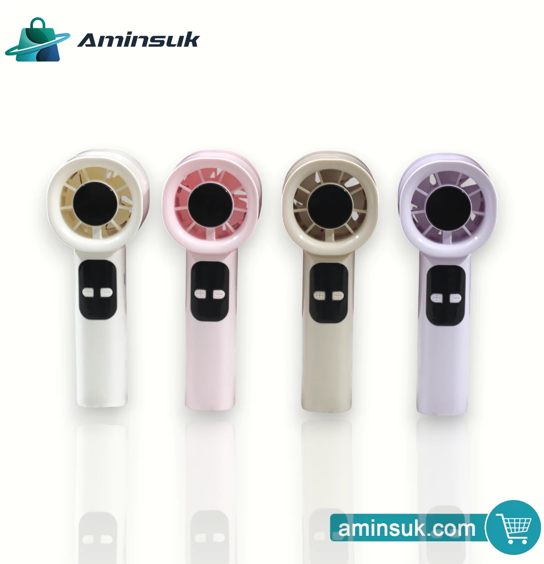 Portable Mini Handheld Fan | Rechargeable Personal Cooling Fan thumbnail 1