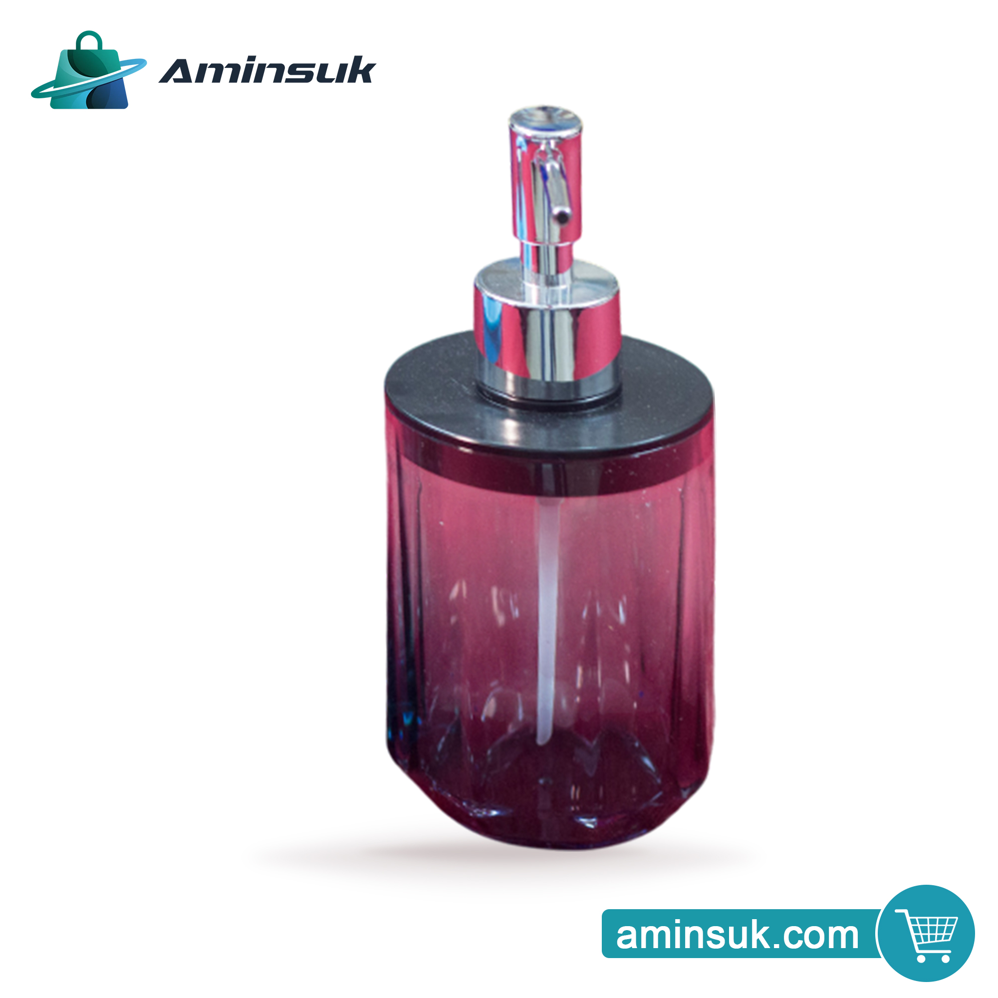 Acrylic Soap Dispenser Pump for Bathroom and Kitchen Refillable Hand Washing thumbnail 2