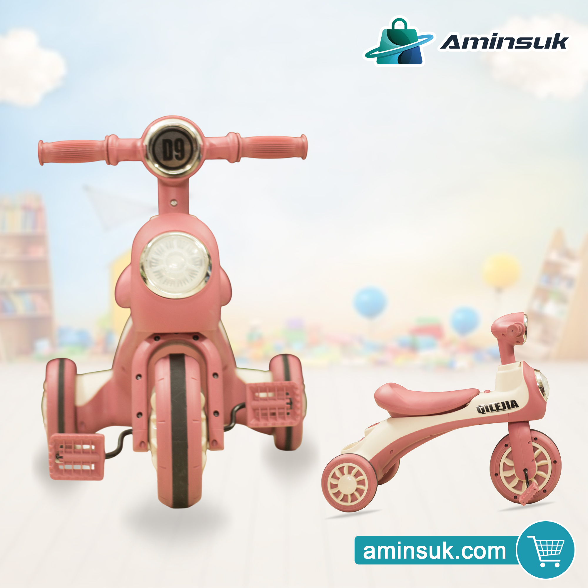Kids 3-in-1 Balance Tricycle BT TC-2 thumbnail 4