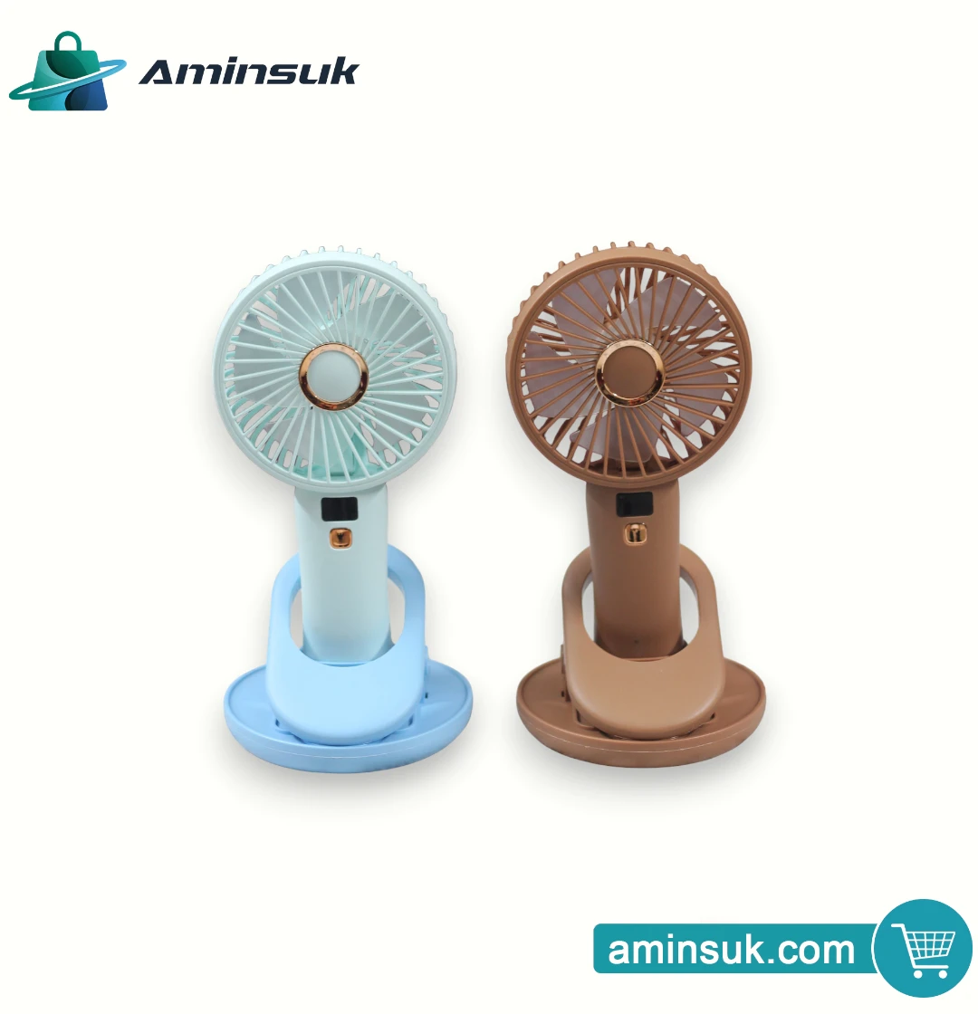 Portable Rechargeable Mini Fan | Handheld & Desk Fan thumbnail 1