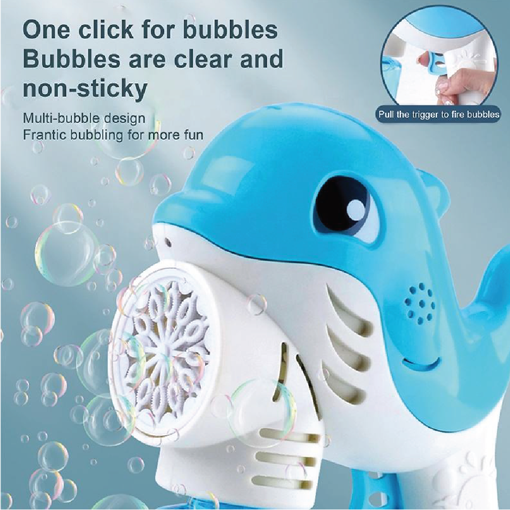 Dolphin Bubble Blaster – Electric Kids Bubble Machine thumbnail 4