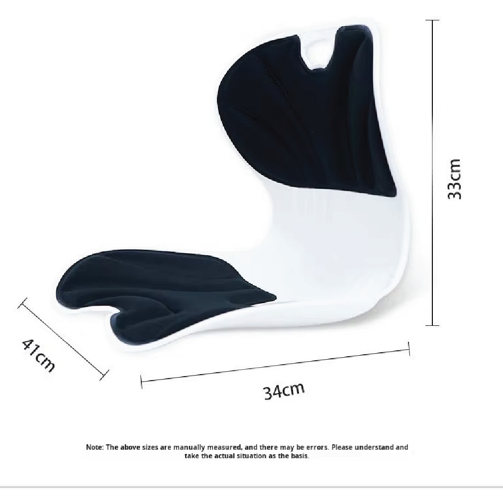 ErgoComfort Lumbar Support Cushion – Premium Memory Foam Back Support (Black) thumbnail 4