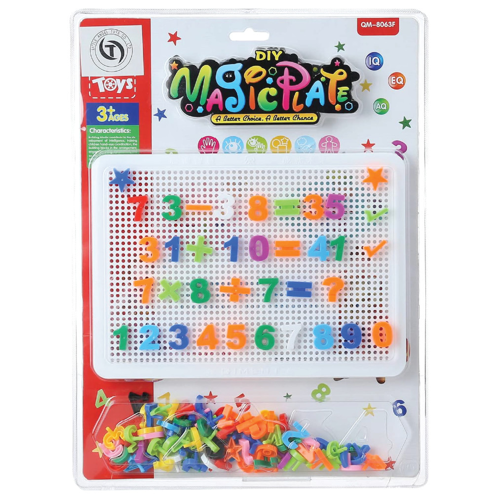 ABC Smart Peg Board Learning Blocks (182 Pcs) thumbnail 2