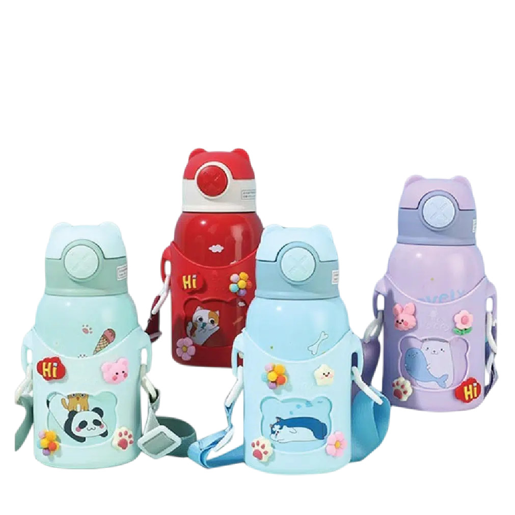 Kids Thermo Water Bottle 500ml – Premium Stainless Steel Leakproof thumbnail 2
