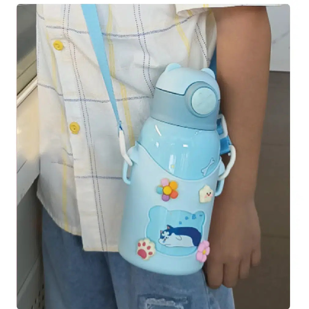 Kids Thermo Water Bottle 500ml – Premium Stainless Steel Leakproof thumbnail 6