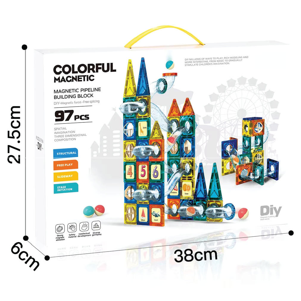 Smart Magnetic Blocks Set (97 Pcs) thumbnail 7