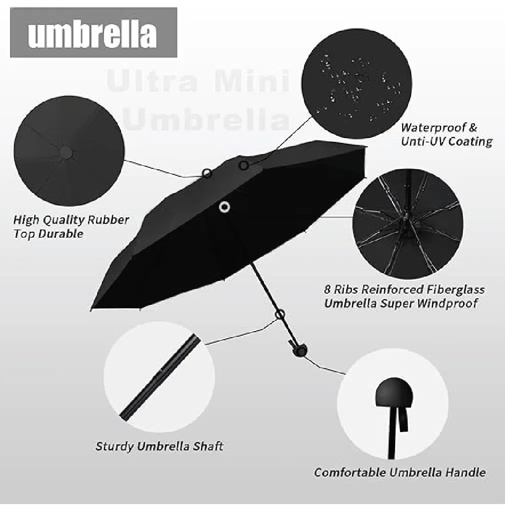 Mini Pocket Umbrella Bangladesh – Premium Capsule UV Protection by thumbnail 8