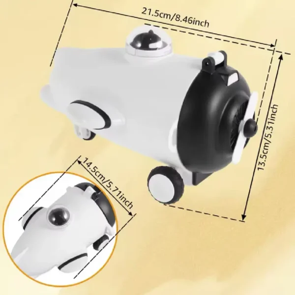 Aminsuk kids school water bottle airplane toy style