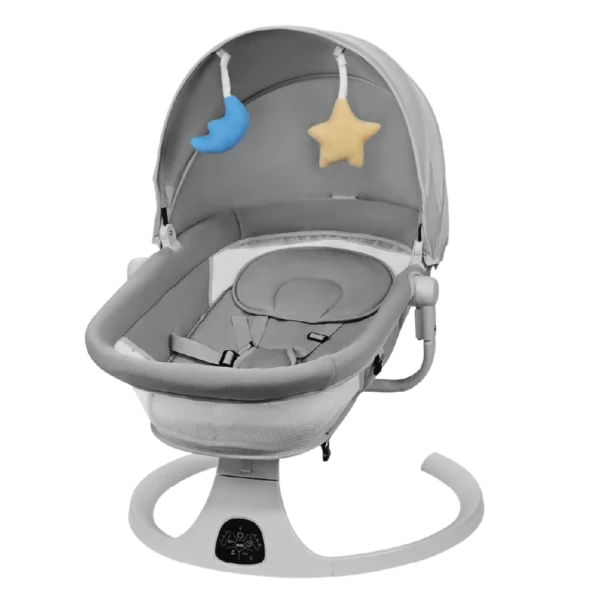Smart electric baby swing cradle with remote control