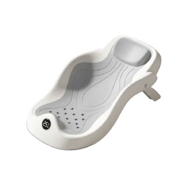 Aminsuk ThermoCare baby bath seat with temperature sensor and anti-slip design