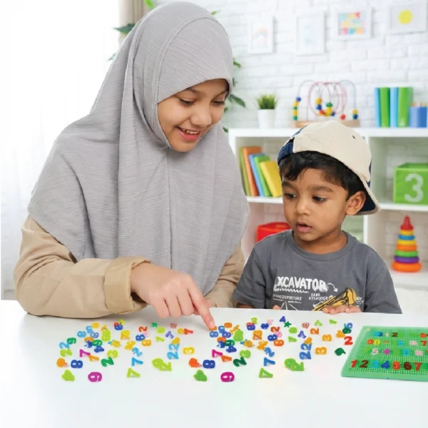 Educational peg puzzle blocks for kids
