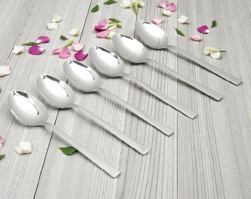 Modern stainless steel dinner spoon set Bangladesh