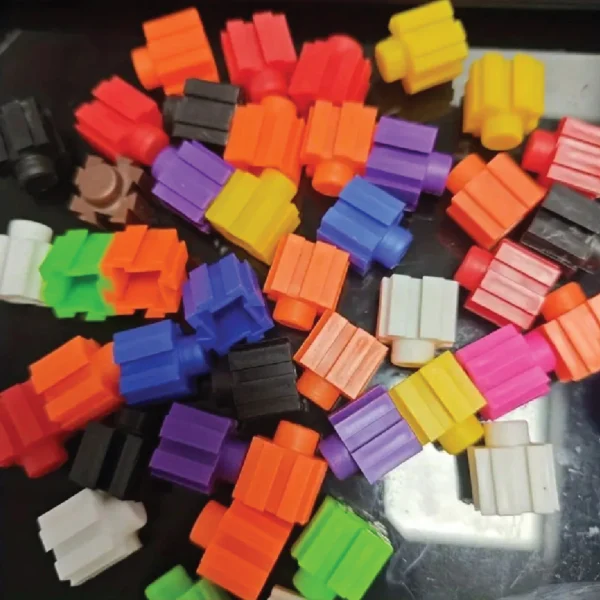 Hexagon shape smart blocks puzzle set for kids