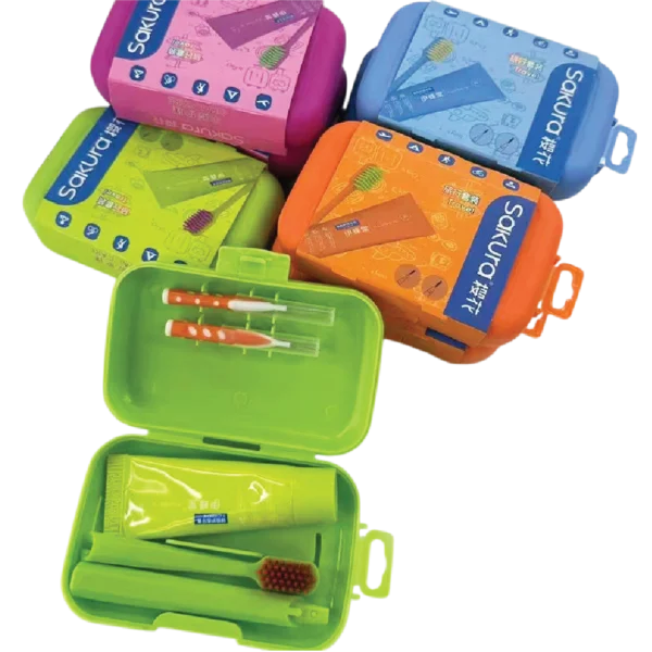 Portable travel dental care kit by Aminsuk