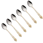 Aminsuk Royal Stainless Steel Tea Spoon Set 6 Pcs premium finish
