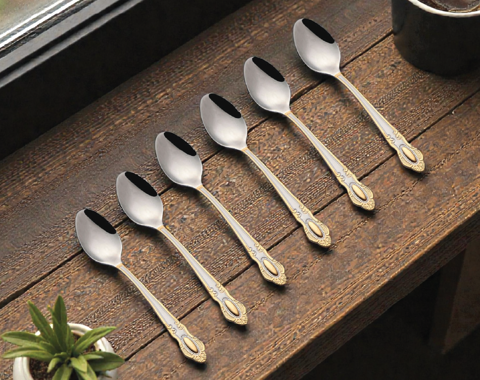 Aminsuk Royal Tea Spoon Set 6 Pcs stainless steel