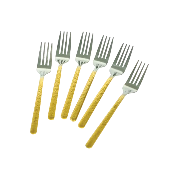 Aminsuk Royale Gold stainless steel cutlery set with premium golden finish