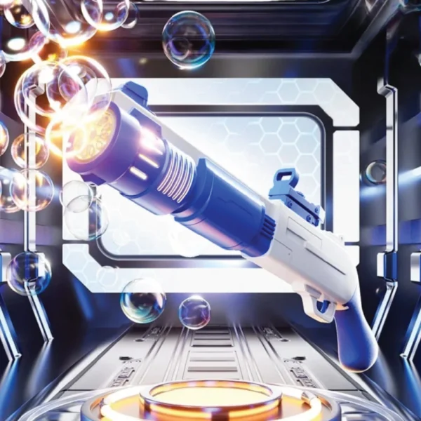 LED bubble toy gun rechargeable