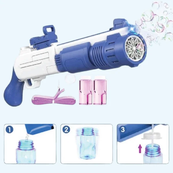 Outdoor bubble gun toy BD