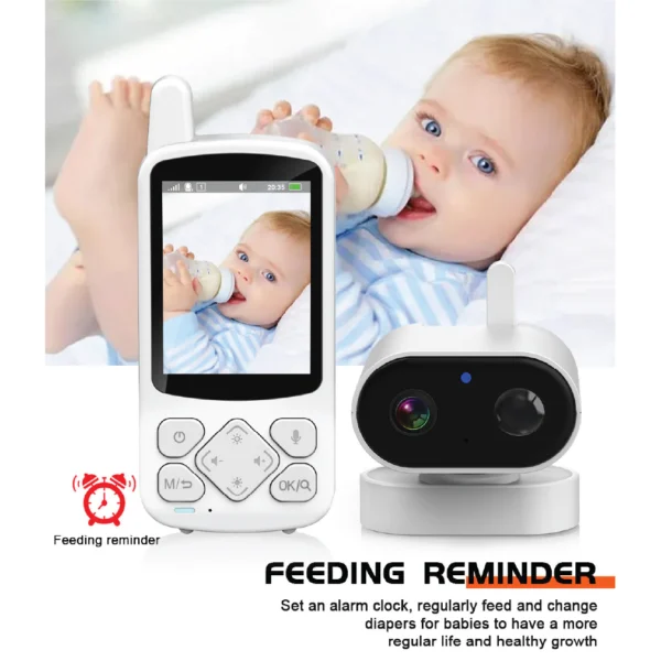 Two way talk feature in Aminsuk Baby Monitor 2.8 Inch