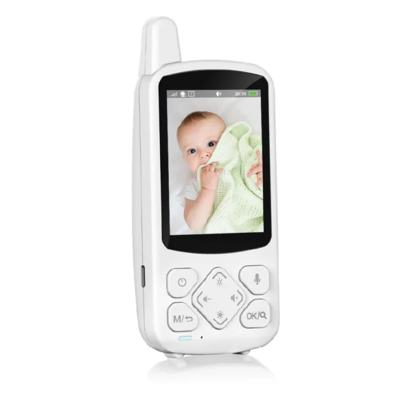 Wall mounted baby monitor camera setup